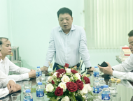 Đồng chí Quế Đình Nguyên - Phó Tổng biên tập Báo Nhân Dân đến thăm và làm việc tại Công ty In Nhân Dân Bình Định