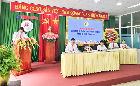 ĐẠI HỘI CÔNG ĐOÀN CƠ SỞ CÔNG TY IN NHÂN DÂN BÌNH ĐỊNH LẦN THỨ IX, NHIỆM KỲ 2025 – 2030